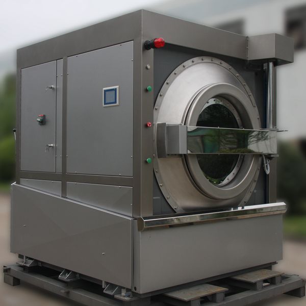 外筒門設(shè)有安全裝置，若運(yùn)行中門被打開(kāi)，機(jī)器立即停止運(yùn)轉(zhuǎn)，確保機(jī)器、操作人員的安全